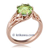 Embracing Tree Branch Engagement Ring